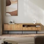 BEAUTY SOFA TV-Schrank Evron mit 2 Schubladen, T&uuml;ren und offene Ablage, Zwei...