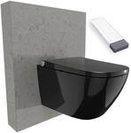 BERNSTEIN DUSCH-WC PRO+ 1104 in Schwarz gl&auml;nzend - Sp&uuml;lrandloses Dusch-WC...