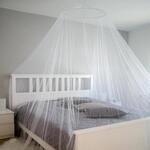 AMANKA Moskitonetz XXL 2,5 x 12 m - M&uuml;ckennetz Bett WHO 180 Mesh -...