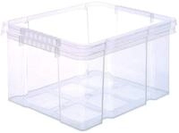 BigDean 2x Stabile Kunststoffbox Eurobox (Dreh Stapelbar) 44x35x24cm passt in