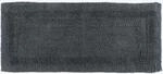 Homescapes Badl&auml;ufer grau, Premium Badematte 40x100 cm, Badteppich Baumwolle...