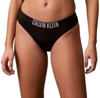 Calvin Klein Damen Bikinihose mit Logobund, Schwarz (Black), S