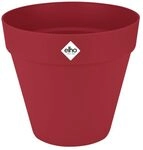 elho Loft Urban Rund Rollen 50cm Blumentopf - Theaterrot