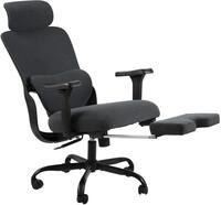 CLP B&uuml;rostuhl ergonomisch mit Fu&szlig;ablage Leesburg, Schreibtischstuhl mit