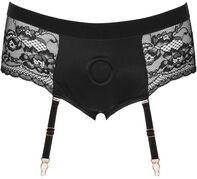 Bad Kitty Strap-on-Panties, Schwarz, L