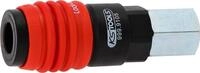 KS Tools 999.9105 3in1 Universal-Druckluft-Sicherheitskupplung mit 1/4" IG
