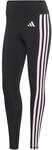 adidas Damen Optime Essentials 3 Stripes 7/8 Leggings Tights, black/clear pink,...