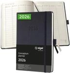 SIGEL C2619 Planungsbuch Wochenplaner Wochenkalender 2026, ca. A5, 1 Woche = 2