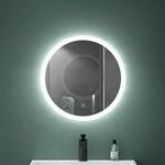 Mai & Mai Badspiegel mit LED Beleuchtung Wandspiegel runder Lichtspiepgel &phi;80...
