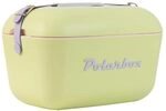 Polarbox Klassische Retro Vintage K&uuml;hlbox f&uuml;r Camping, Picknick, Strand, 20 l,