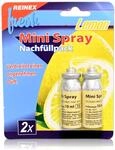 Mini Spray Nachf&uuml;llpack 2x Zitrone Lufterfrischerspray Duftspray