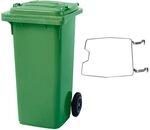 BRB M&uuml;lltonne MGB 120 Liter, mit Klemmring f&uuml;r M&uuml;lls&auml;cke (gr&uuml;n)