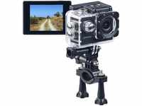 Somikon Aktioncam: HD-Action-Cam DV-1212 V2 mit Unterwasser-Gehäuse, IP68, bis...