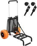 VEVOR Strandkarre Bollerwagen Sandwagen, Strandwagen 74,84 kg Tragkraft,