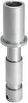 Adam Hall Stands SLS 36 TV 28 - Adapter 28 mm (TV Zapfen) auf 35 mm, Belastbarkeit