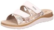 Rohde Damen Pantolette mit Blumendruck und Lederdecksohle Baviera 1302,...