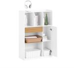 SoBuy B&uuml;cherregal mit Schublade, Regal f&uuml;r B&uuml;ro & Zuhause, F&auml;cher +...