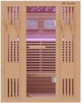 Dewello&reg; Finnische Sauna Minto 150x130 Kabine aus Hemlock Tannenholz mit 4,5KW