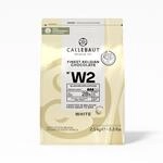 Wei&szlig;e Kuvert&uuml;re, Callebaut W2, 2,5 kg