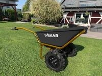 Tyskar Akku Schubkarre ESK260TWIN Doppelachser max. 260kg 100L Wanne 500 Watt