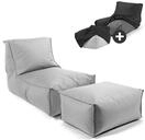 mokebo Sitzsack mit Hocker und Schutzh&uuml;lle f&uuml;r Kinder & Erwachsene 'Der...