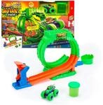 Hot Wheels Monster Trucks Mutant Chaos, Chaos Loop Challenge Spielset | Track-Set mit