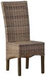 MiaM&ouml;bel Esszimmerstuhl 47x105x59 cm Modern Rattan Rattan Natur