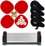 Best Sporting Tischtennis-Schl&auml;ger Set 'Home' I 4 x Hobby Schl&auml;ger & 6 x 1*