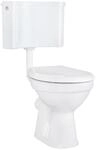 Belvit WC Set Taharet Wandanschluss mit Bidet Funktion, Softclose Sitz und Eck