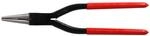 STUBAI Spengler-Rundzange PVC 240 mm durchgesteckt mit Zahnung | geschmiedete