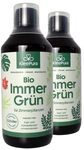 KleePura Bio ImmerGr&uuml;n f&uuml;r Zimmerpflanzen, Zimmerpflanzenpflege, 2 x 0.5 Liter