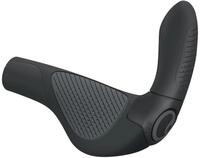 Ergon GP4 EVO Fahrradgriffe mit eingebauten Lenkerenden, Schwarz, Gr&ouml;&szlig;e S