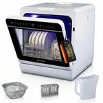 Sommertal SP9 Mini Geschirrsp&uuml;ler | 5L Tank, 10+1 Funkt., Touch, LED