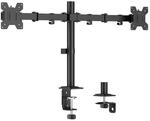 LogiLink Monitor Tischhalterung f&uuml;r 2X 17&ndash;32" Bildschirme, 10 kg pro Arm,