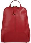 Samantha Look Rucksack Echt Leder Damen Made in Italy, Ger&auml;umige F&auml;cher,