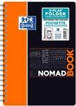 Oxford Student Nomadbook Spiralblock B5 (17x25 cm) - 160 Seiten (80 Blatt), Kariert