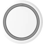 Honeywell Home Funk-Klingeltaster mit LED-Funktionsanzeige, rund, wei&szlig; DCP711