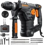 DOVAMAN RH15A Bohrhammer 1500W SDS-Plus, 7 Joule, 4 Funktionen, 900 U/min,