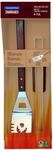 Tramontina CHURRASCO Grillhelfer, Grillbesteck, Holzgriff FSC, Edelstahl...
