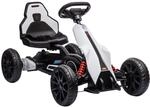 HOMCOM Kinder Elektro Gokart 12 V 3-5km/h Go Kart mit 2-Fach verstellbarem...