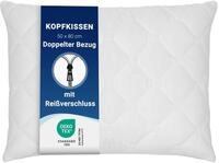 ZOLLNER Kopfkissen - Made in Europe &ndash; Polyesterf&uuml;llung - Bezug aus...
