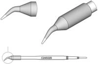 JBC L&ouml;tspitze Serie C245, Rundform, C245029/&Oslash; 0,4 mm, gebogen C245029