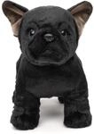 Uni-Toys - Eco-Line - Franz&ouml;sische Bulldogge (schwarz) - Ohne Leine - 26 cm (L&auml;nge)
