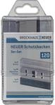 Heuer 115122 Schraubstockbacken, Schutzbacken Set 3-teilig (rechtwinkelig