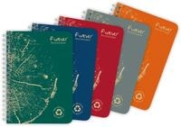 Clairefontaine 68446C - Spiralheft Forever Premium, DIN A6, 100% recycelt, 60 Blatt