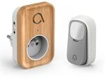Kin&eacute;tic Bamboo Plug Technologie 230 V schnurloser Klingelton ohne Batterie -...