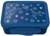 ergobag Edelstahl Brotdose Fu&szlig;ball - Blau