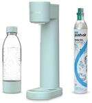 DAFI Wasser-Saturator PushAir Siphon Mint + CO2 Patrone + 0,7 l Flasche -...