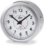 Atlanta Funkwecker Analog Licht Snooze Crescendo Zahlen - 2830/19M (Silber)