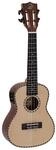 DIMAVERY UK-800 Concert Ukulele, Fichte massiv | Konzert-Ukulele mit Tonabnehmer